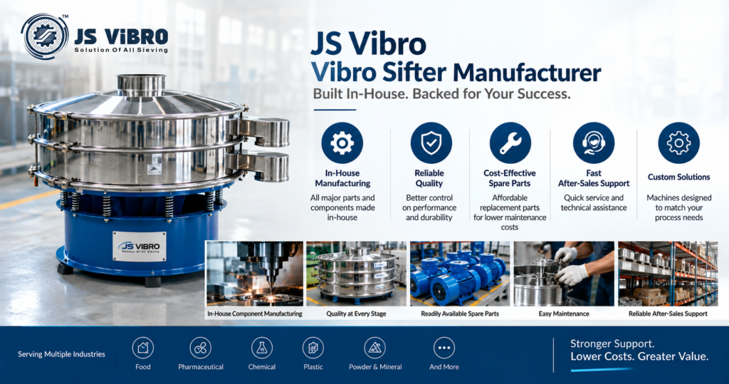 How to Minimise Vibrations of Vibro Sifter
